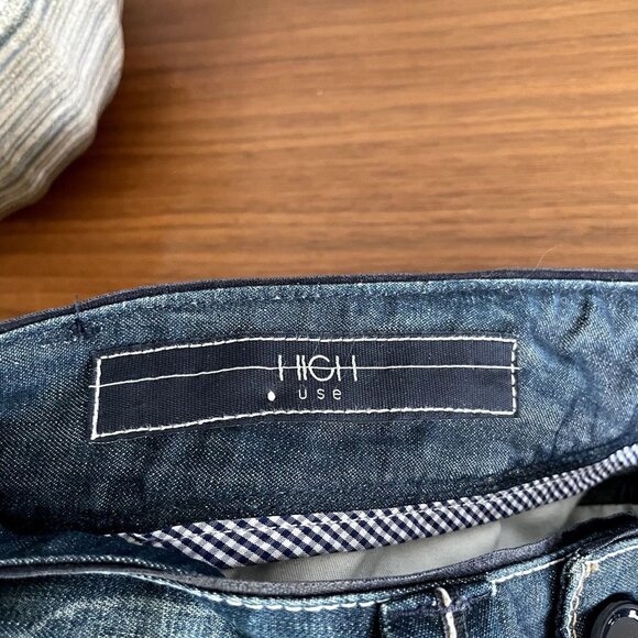 High Everyday Couture Denim Jeans Patches Distressed - Picture 6 of 8